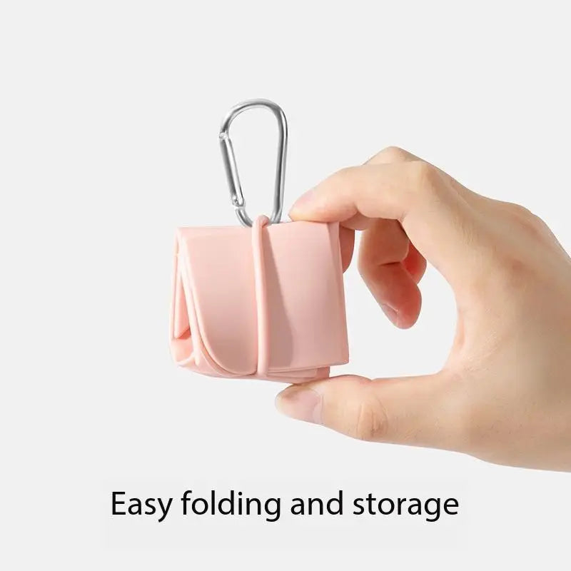 Hot Sale Square Silicone Collapsible Pet Bowl Portable Foldable Travel Dog Water Feeder Silicon Drinking Dish for Camping
